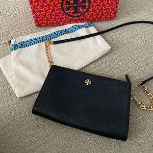 Tory Burch Black Carter slim crossbody